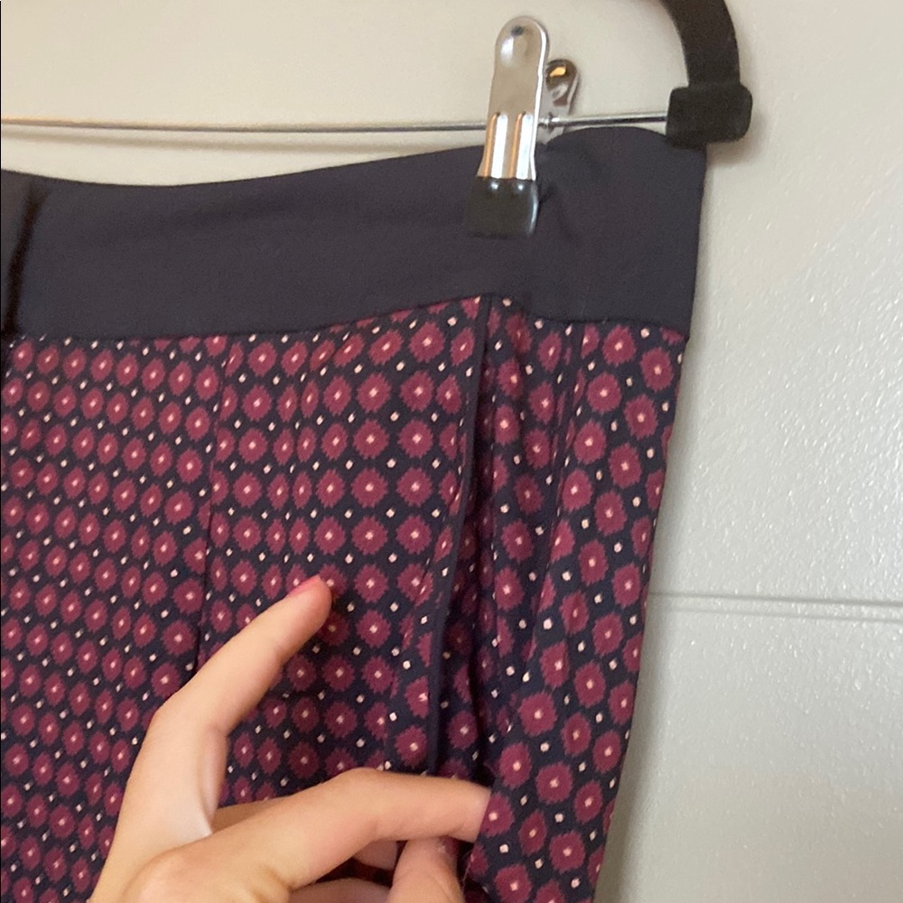 Patterned Red And Black Pants - image 3